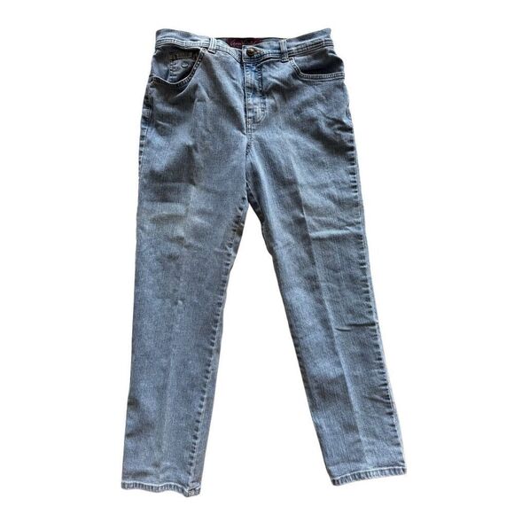 Gloria Vanderbilt Amanda straight leg women's size 10 short missy light blue jea - Picture 1 of 7